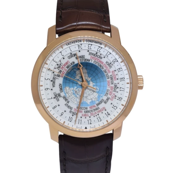Vacheron Constantin Patrimony Traditionnelle Chronographe Mondial en Or Rose BP 86060